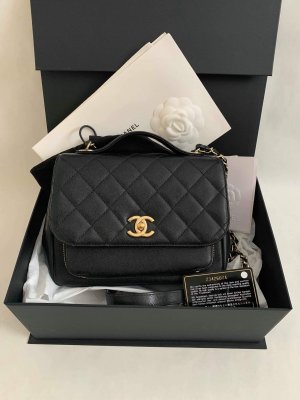 Chanel Business Affinity Black Caviar GHW