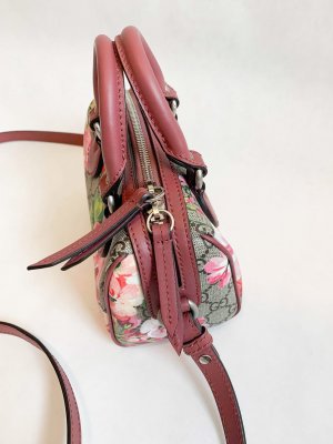 Gucci Mini Boston Bloom Printed Canvas