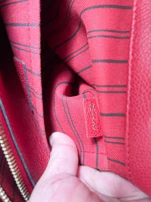 Louis Vuitton Montagine MM in Red Empriente Leather