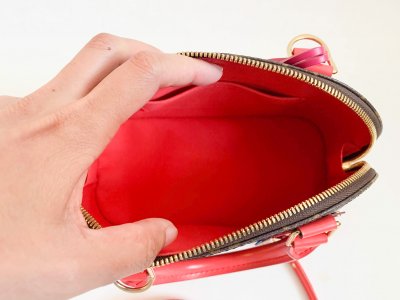 Louis Vuitton Alma BB Flamingo Pink Totem Monogram Canvas