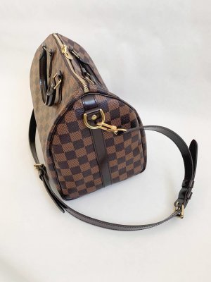 Louis Vuitton Speedy 30 Bandolier Damier Canvas