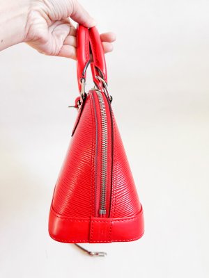Louis Vuitton Alma BB in Red EPI Leather