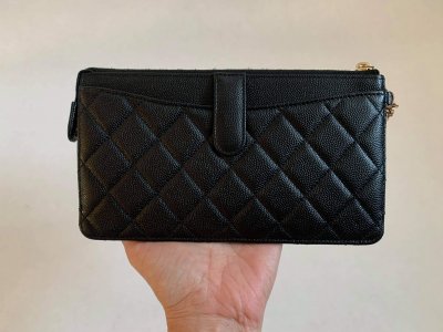 Chanel Clutch in Black Caviar