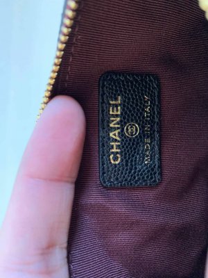 Chanel Small Pouch Black Caviar