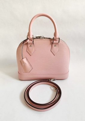 Louis Vuitton Alma BB EPI PINK Leather