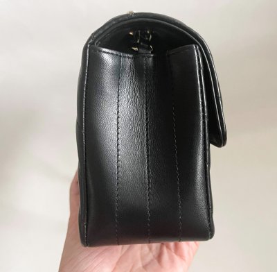 Chanel Classic 8 Black Lamb Leather GHW