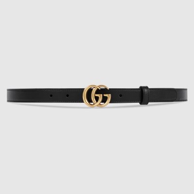 Gucci GG Belt Black Leather Small