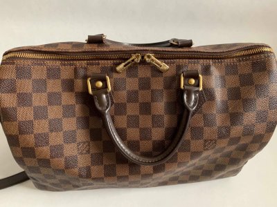 Louis Vuitton Speedy 35 Bandolier Damier Canvas