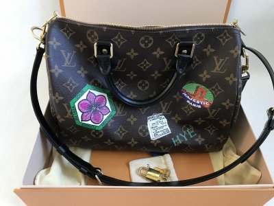 Louis Vuitton Speedy 30 Bandelier Limited World Tour