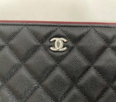 Chanel Classic Medium Clutch in Black Caviar