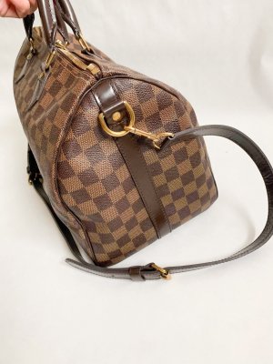 Louis Vuitton Speedy 35 Bandolier Damier Canvas