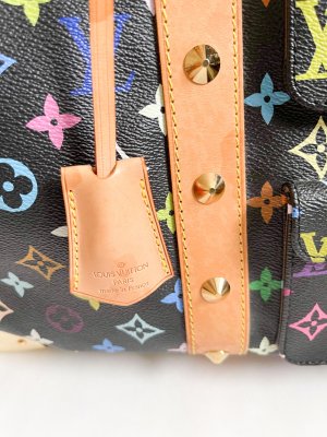 Louis Vuitton KeepAll 45 in Black Multicolor