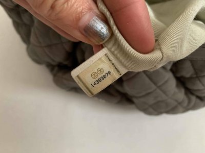 Chanel Chain Around Crossbody Bag in Grey Calf Leather SHW