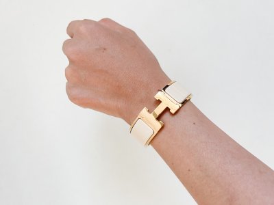 Hermes Clic Clac Bracelet Rose Gold Hardware