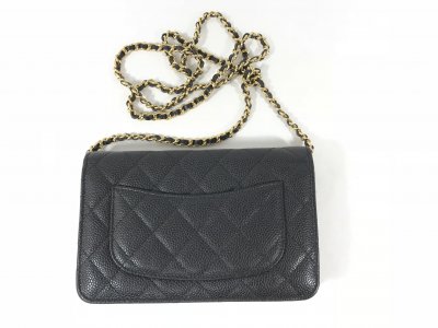 Chanel Wallet On Chain In Black Caviar GHW