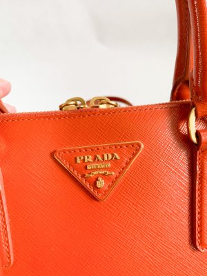 Prada Alma Saffiano Leather Orange
