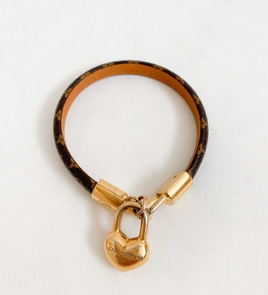 Louis Vuitton Crazy in Lock Monogram Bracelet For Sale at 1stDibs