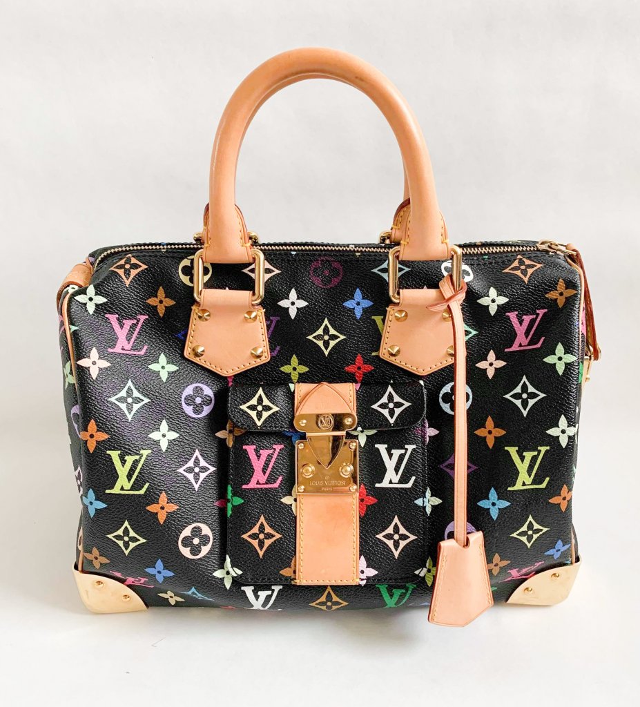 LOUIS VUITTON Handbag Monogram Multicolor Speedy 30 Bronze Ladies M92643